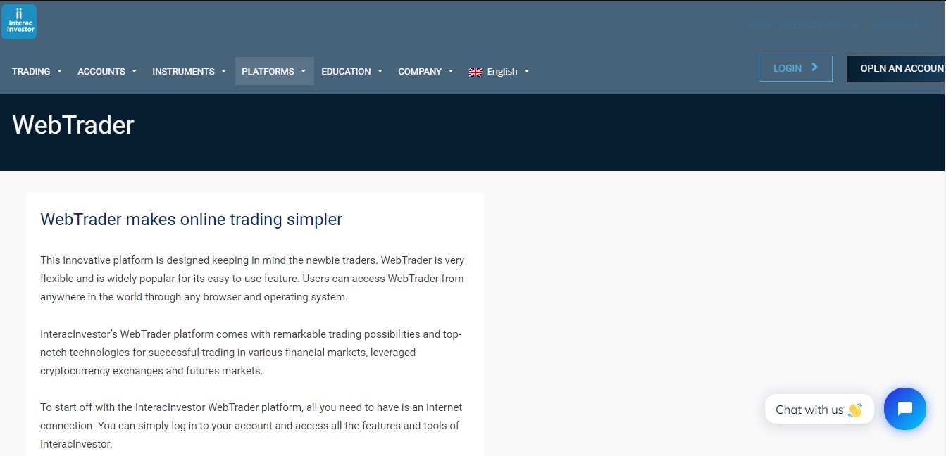 InvestorInterac Platform