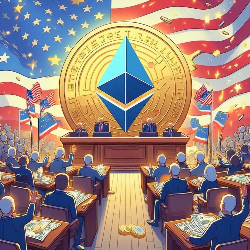 Ether Surges amid Optimism over US spot ETH ETF Approval