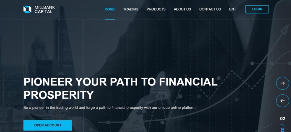 MillBankCapital website