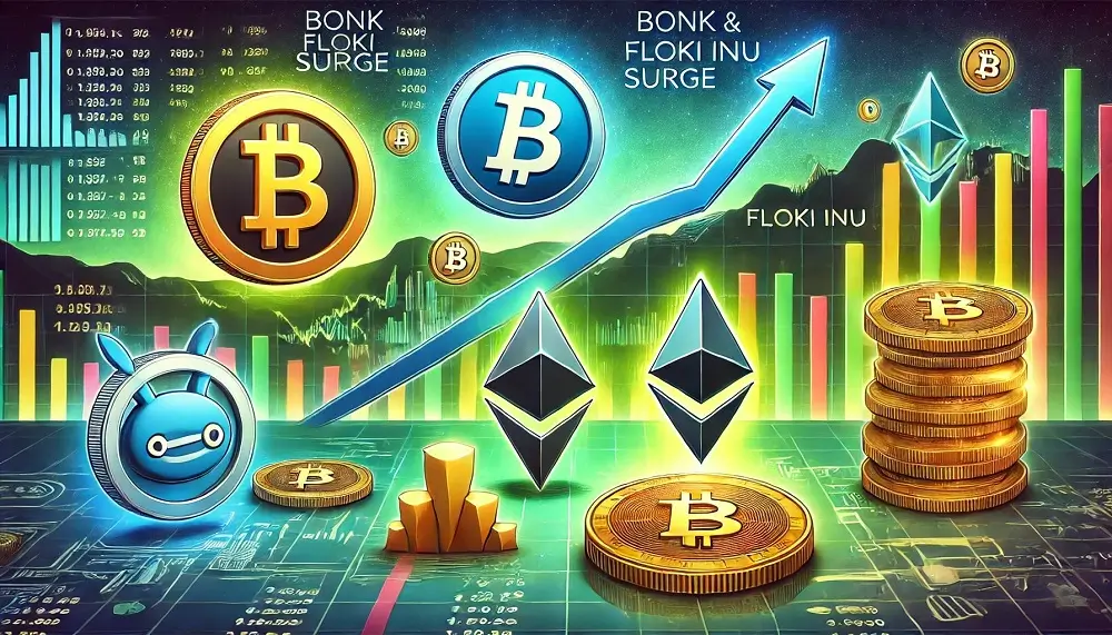 BONK and FLOKI Inu Surge Amid Market Downturn