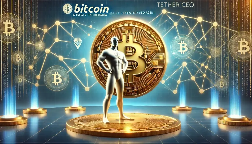 Tether CEO Declares Bitcoin a Truly Decentralized Asset