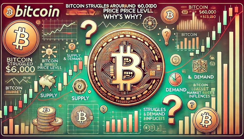 Bitcoin Struggles Around $60,000 Price Level: Here’s Why