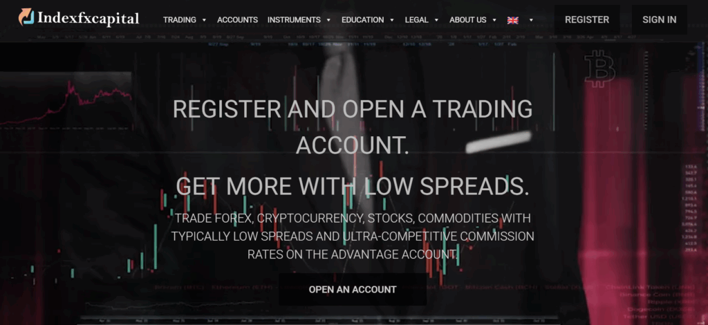 IndexFXCapital homepage
